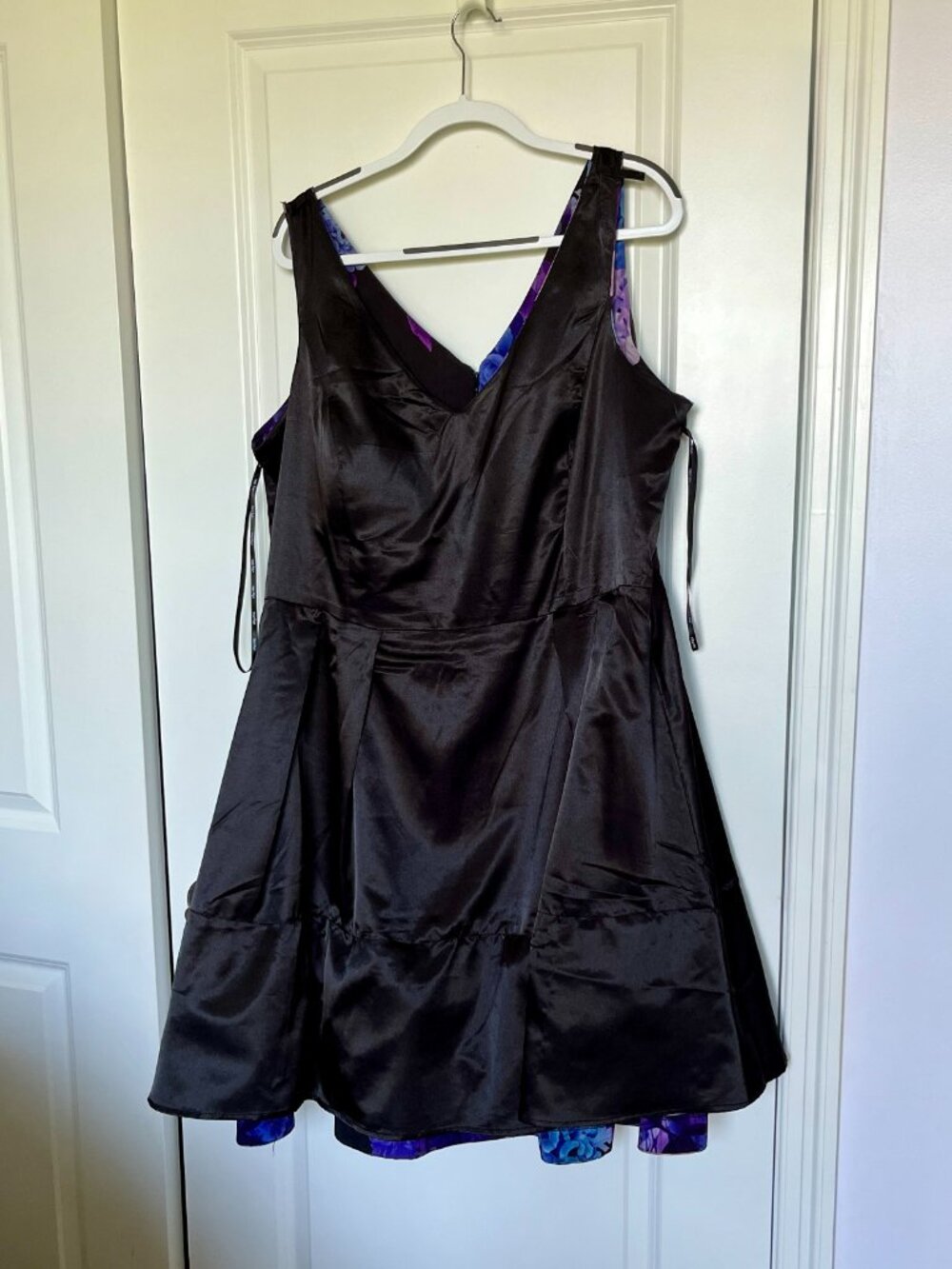 Citi Chic  Dress Hydrangea Fit & Flare Feminine,  Plus Size, Pleated Skirt, - Picture 11 of 11